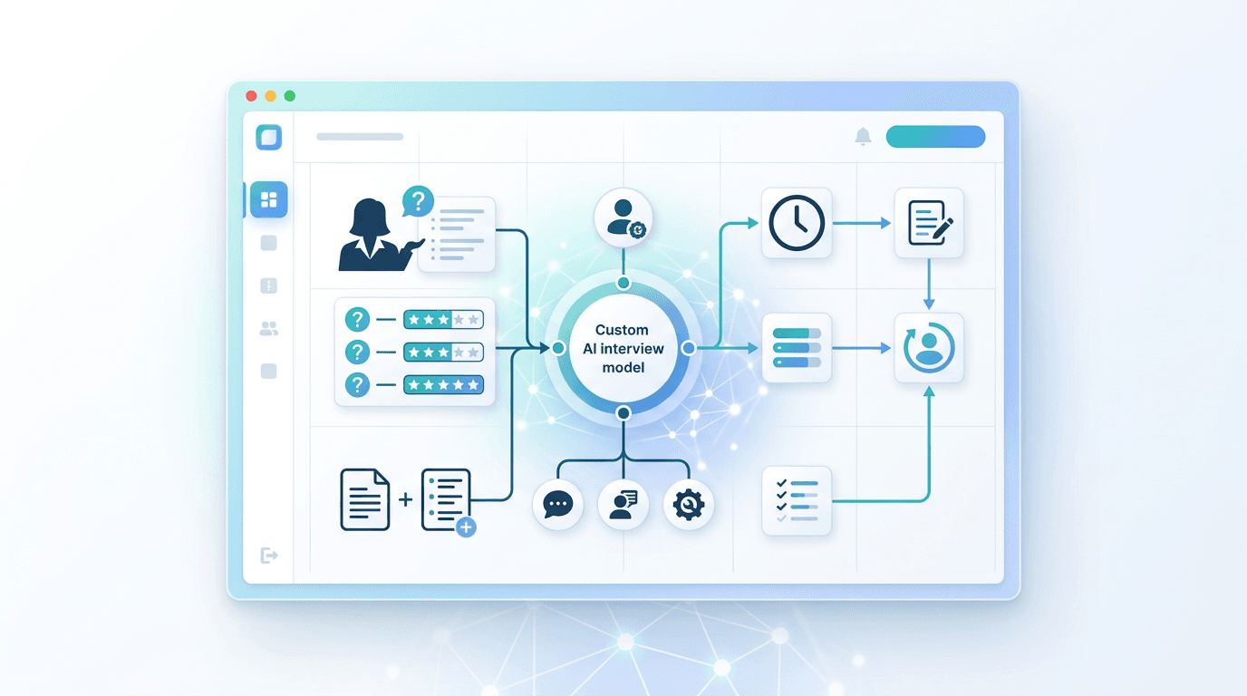 AI 면접관 도입 가이드: 기업 맞춤형 평가 모델, 1시간 안에 만들기