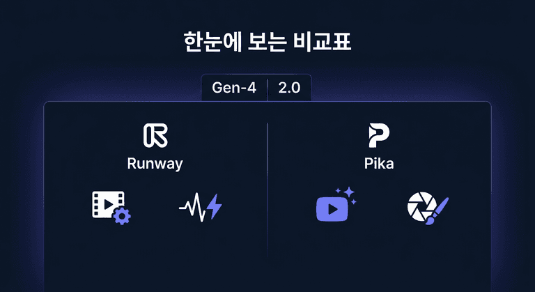 한눈에 보는 비교표