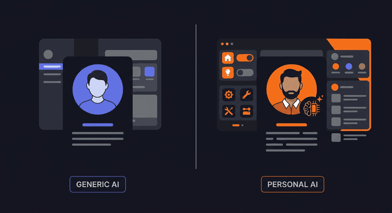 기존 AI와 다른 점: 극강의 AI 개인화