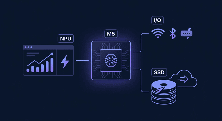 핵심 스펙 분석: AI 성능, 저장 공간, 연결성