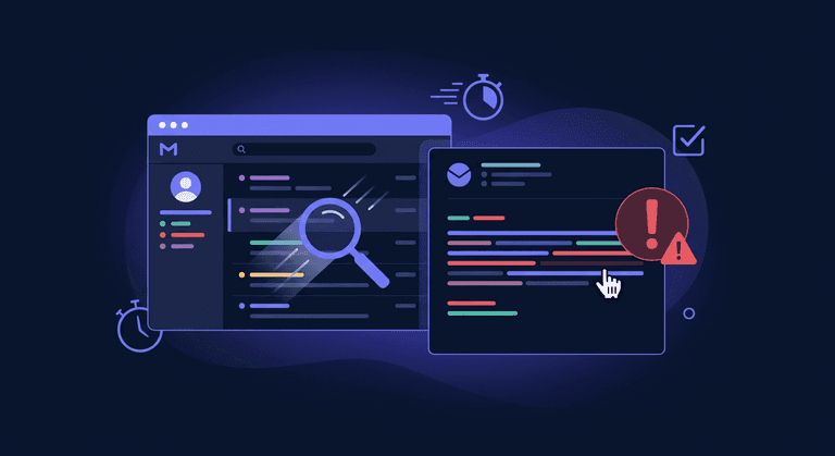 1단계: 의심스러운 징후 1분 스캔하기