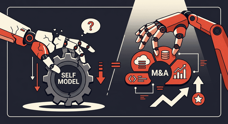 자체 모델의 한계와 공격적인 AI 인수합병