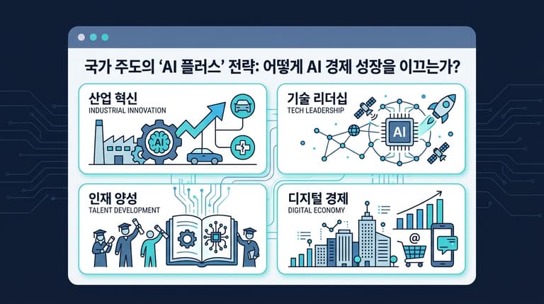 국가 주도의 'AI 플러스' 전략: 어떻게 AI 경제 성장을 이끄는가?